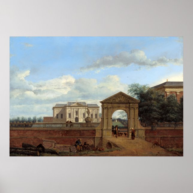 Arkitektur - Jan van der Heyden Fine Art Poster (Framsidan)