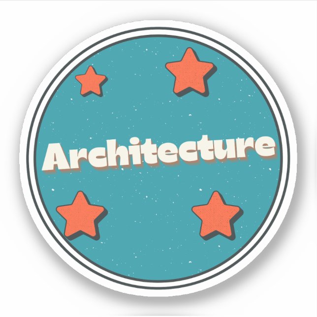 Arkitektur Klistermärken (Framsida)