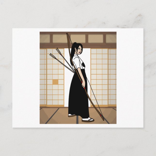 Arkitektur med ben och pil vykort (Framsida)