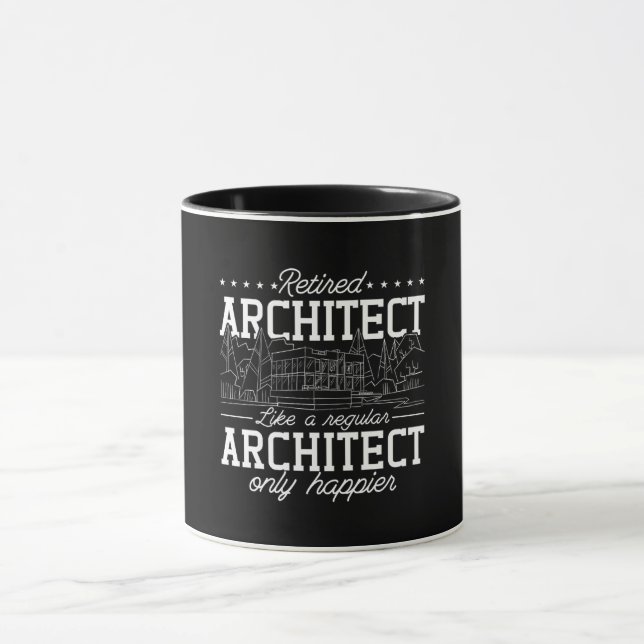 Arkitektur med gammal arkitektur mugg (Center)
