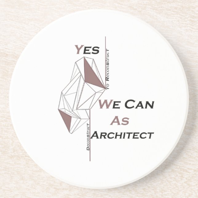 arkitektur, modern design, geometrisk konst, svart underlägg (Framsidan)