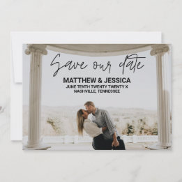 Arkitektur Modern Spara datum Datumet