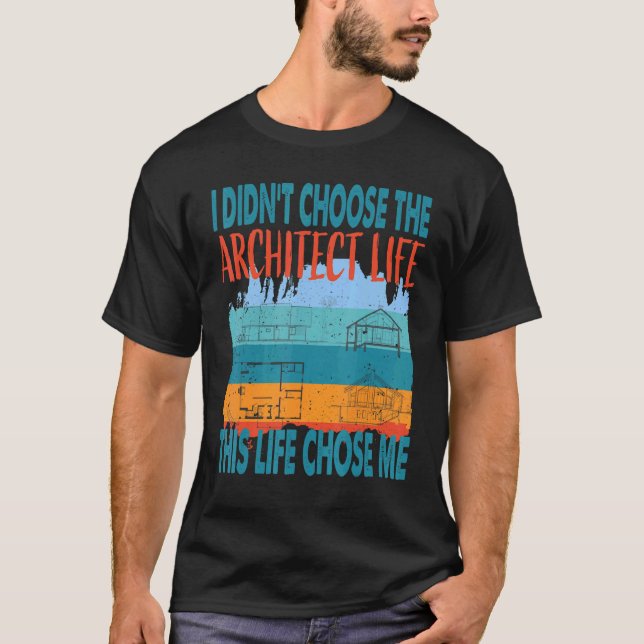 Arkitektur och arkitektur Student T Shirt (Framsida)