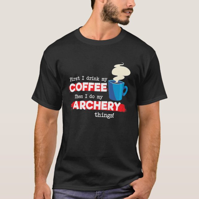 Arkitektur och kaffeavskrivning t shirt (Framsida)