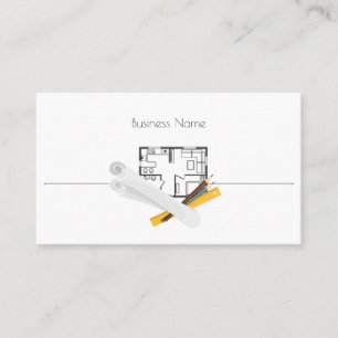 Arkitektur- och konstruktionsvisitkort visitkort
