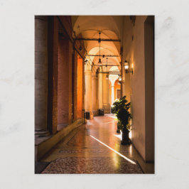 Arkitektur och Portico i Bologna-Italien Vykort