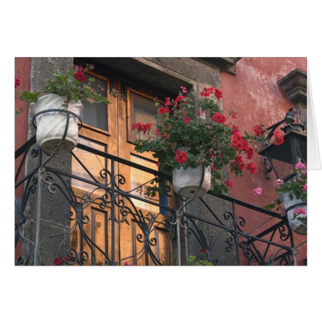 Arkitektur på San Miguel de gator Hälsningskort (Framsidan Horizontal)