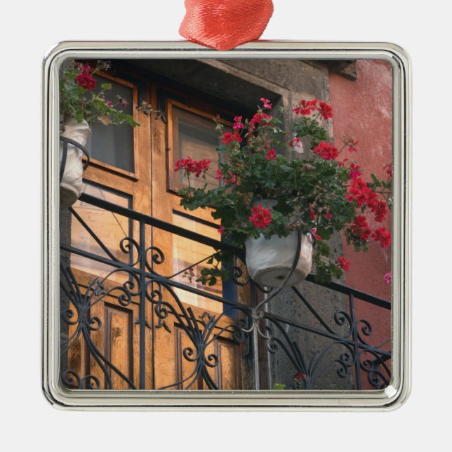 Arkitektur på San Miguel de gator Julgransprydnad Metall (Framsidan)