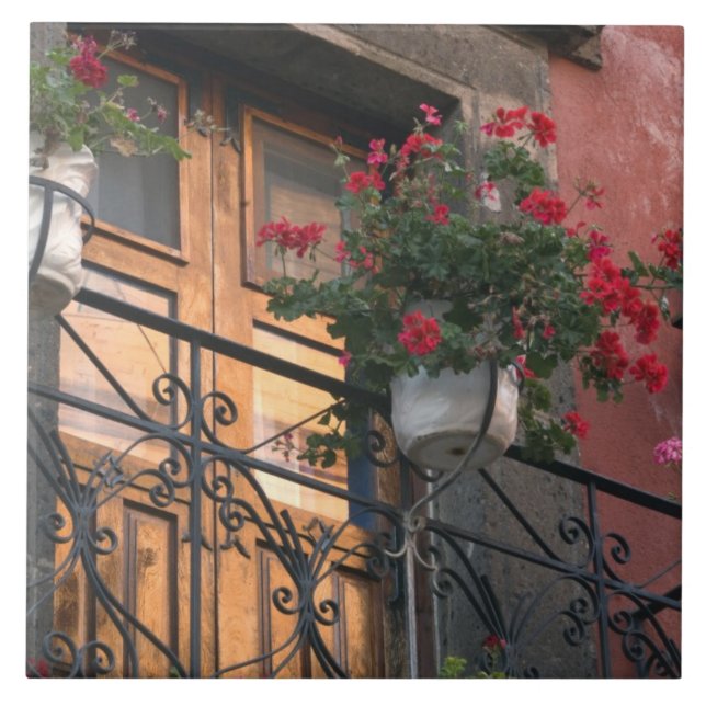 Arkitektur på San Miguel de gator Kakelplatta (Framsidan)