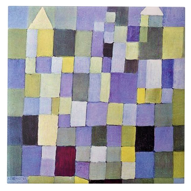 Arkitektur Paul Klee Kakelplatta (Framsidan)