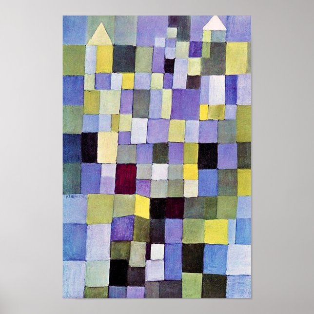 Arkitektur Paul Klee Poster (Framsidan)