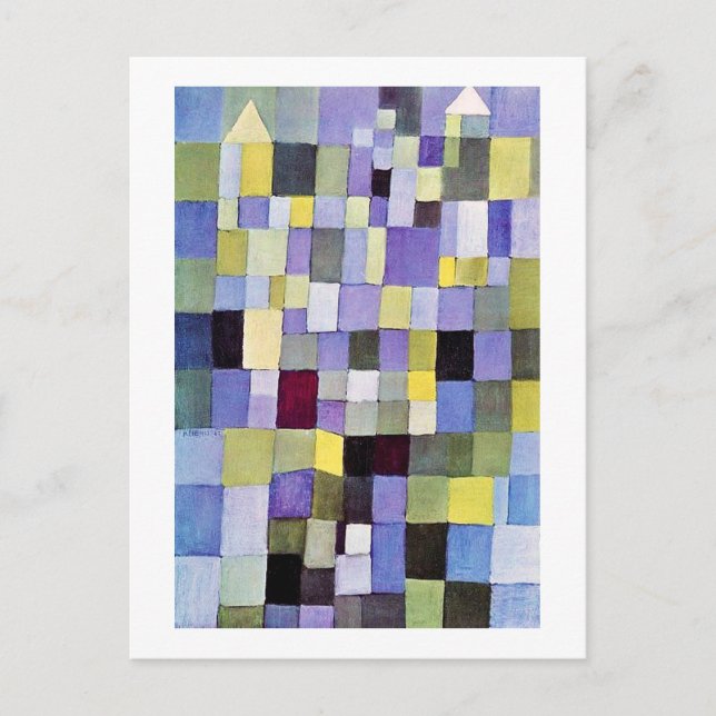 Arkitektur Paul Klee Vykort (Framsida)