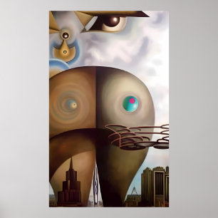 Arkitektur Posterior - Ken Gage Surreal Art Poster