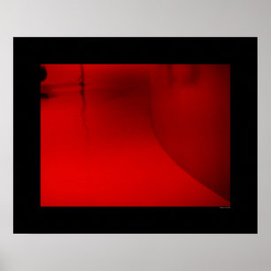 Arkitektur - Red Hallway Poster