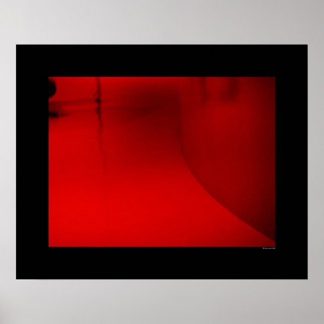 Arkitektur - Red Hallway Poster (Framsidan)