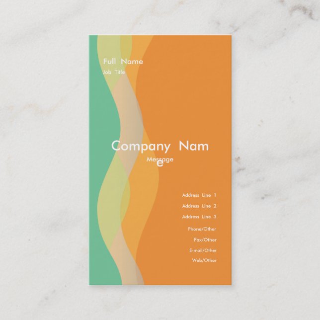 Arkitektur som bor utrymmekortet visitkort (Framsida)