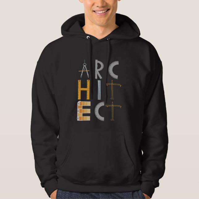 Arkitektur Studenter Hoodie (Framsida)