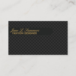 Arkitektur (svart) visitkort