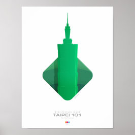 Arkitektur - Taipei 101 Poster