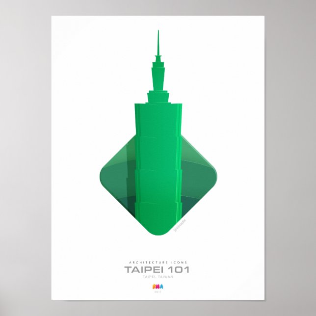 Arkitektur - Taipei 101 Poster (Framsidan)