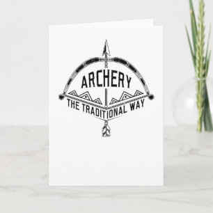 Arkitektur: Traditionell Way Bow and Arrow Kort