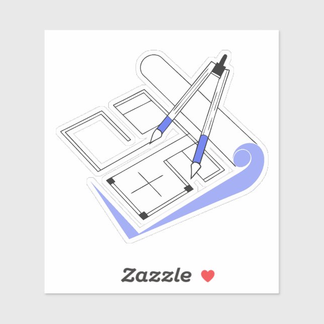 Arkitekturblåsestetik Klistermärken (Ark)