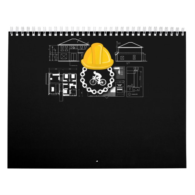 arkitekturcykelcykel och arkitekturgåva kalender (Omslag)