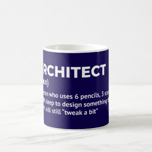 Arkitekturdefinitionskkaffe Mugg