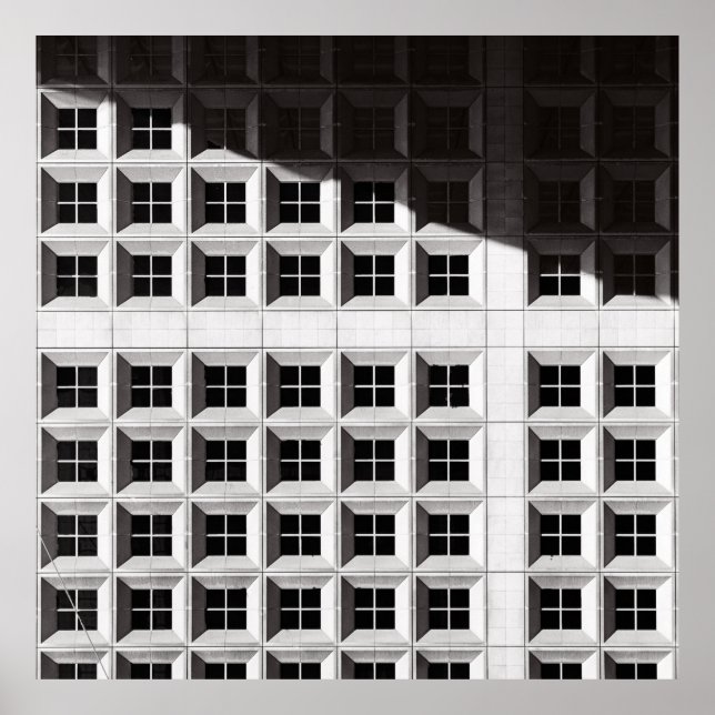 ARKITEKTURELL FOTOGRAFI AV VITA BYGGNAD POSTER (Framsidan)