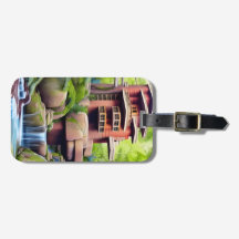 Arkitekturell Träd House Digital Art