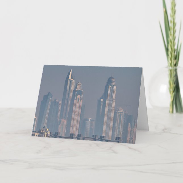 Arkitekturella Dubai Kort (Framsida)