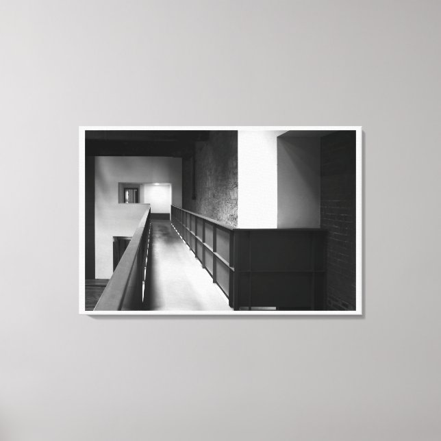 Arkitekturellt fuktiga konstverk canvastryck (Framsida)