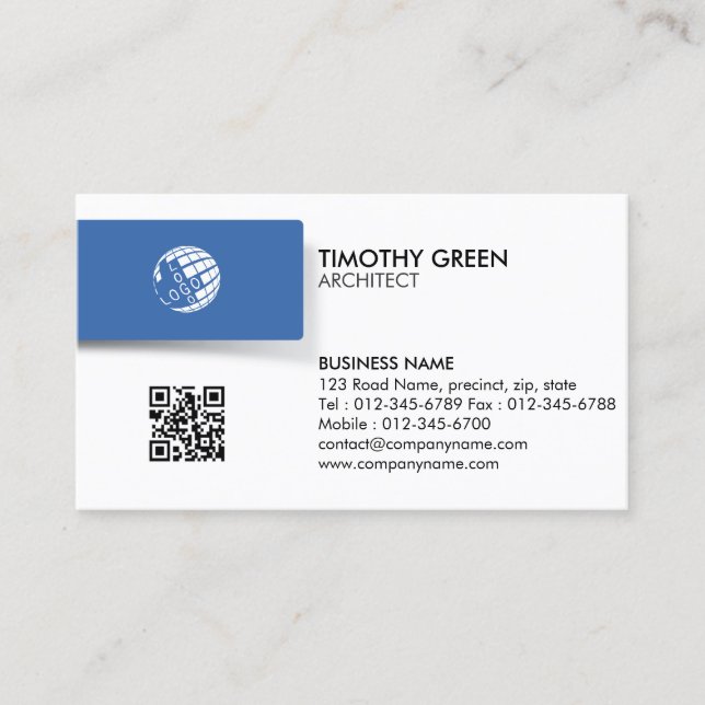 Arkitekturentreprenör Visitkort (Framsida)