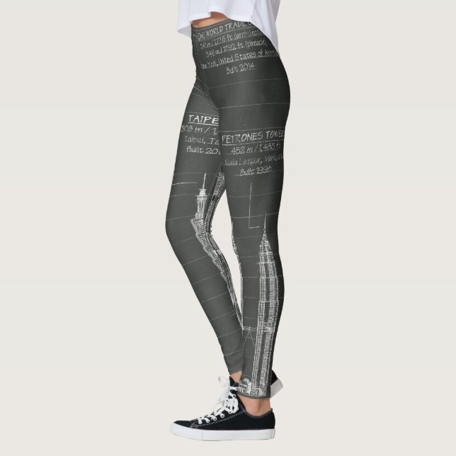 Arkitekturhöjder Leggings (Vänster)