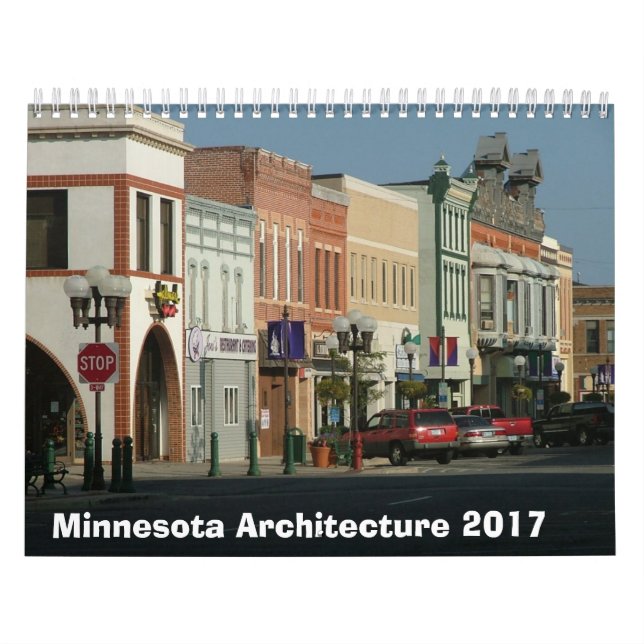 Arkitekturkalender i Minnesota - 2017 Kalender (Omslag)