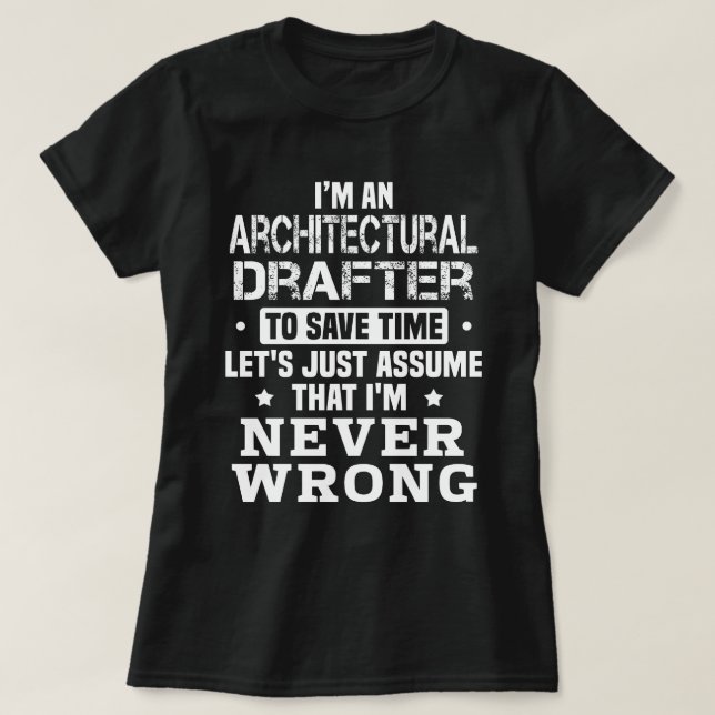 Arkitekturritare T Shirt (Design framsida)