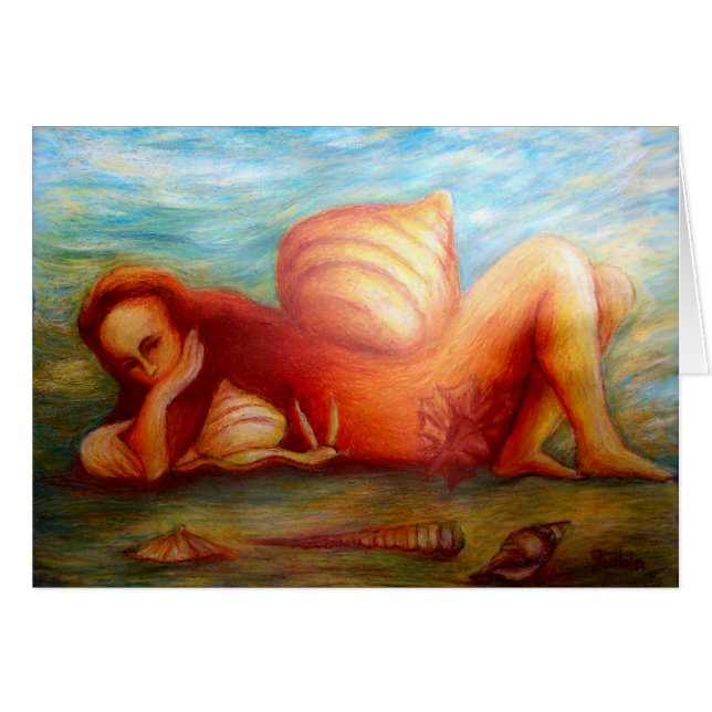 Arkityper och natur hälsningskort (Framsidan Horizontal)