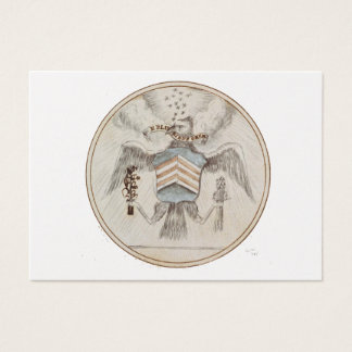 Arkivera förseglingsskisch för presidentens förval visitkort