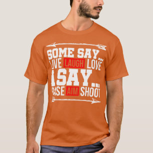 arkivskytte som syftar till att skjuta sportmarksm t shirt