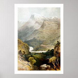 Arkivtryck för S Mount Kosciuszko Australien Poster