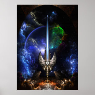 Arkledious SpA-bricks Angel Vinge Poster