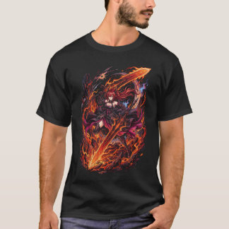 Arknights Endfield Laevatein Qingming Svärd Tyst T Shirt
