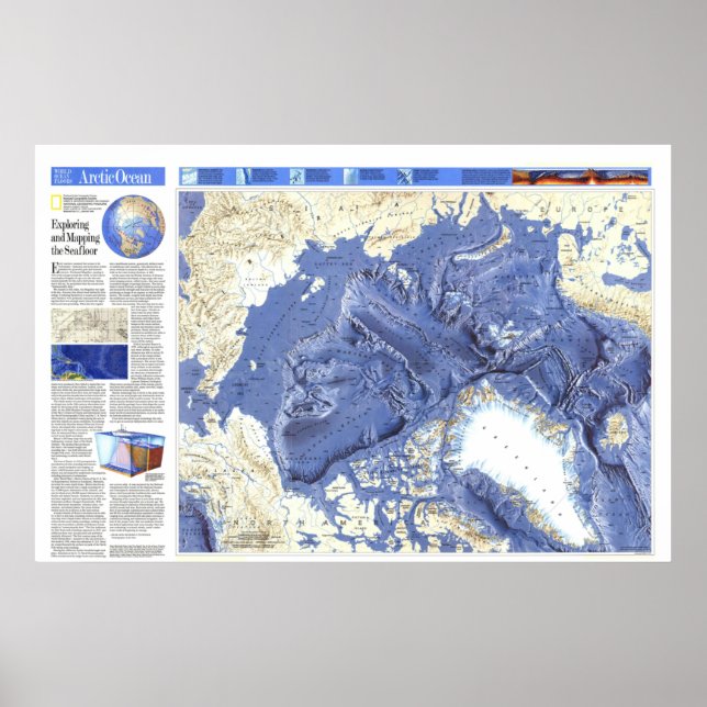 " Arktis: 1990/i dag - Golv karta... Poster (Framsidan)