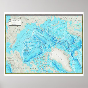 "Arktis: 2005/heute - OCEAN GOLV karta ... Poster