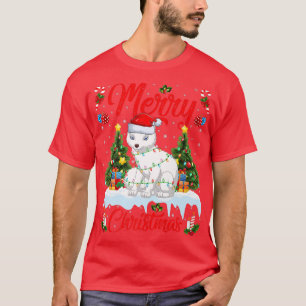 Arktis för Älskare Julafton Lighting Santa Arktis T Shirt