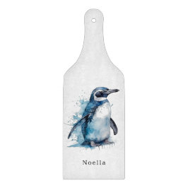 Arktisk Azure Watercolor Penguin, anpassningsbar