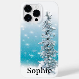 Arktisk blåfenad fryst silver gnistra evergreen