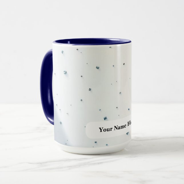 Arktisk blek nickelkristalltoning mugg (Framsida vänster)