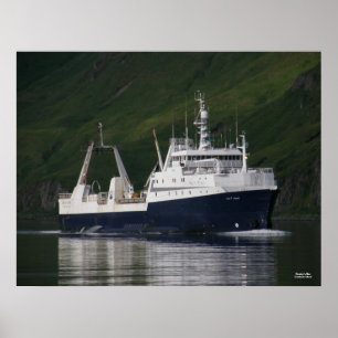 Arktisk Fjord, stoppare/processor i kapten fjärd Poster
