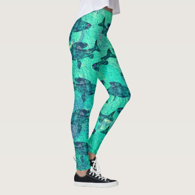 Arktisk Grayling - damasker Leggings (Höger)